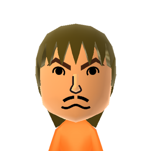 いがらしさん Mii character: a Happy Hammerin' Staff Mii