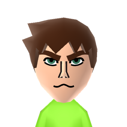 JoJo Mii character preview