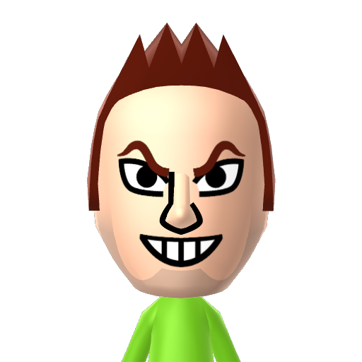 ? Mii character: A Mii uploaded to Check Mii Out Channel (WiiLInk)