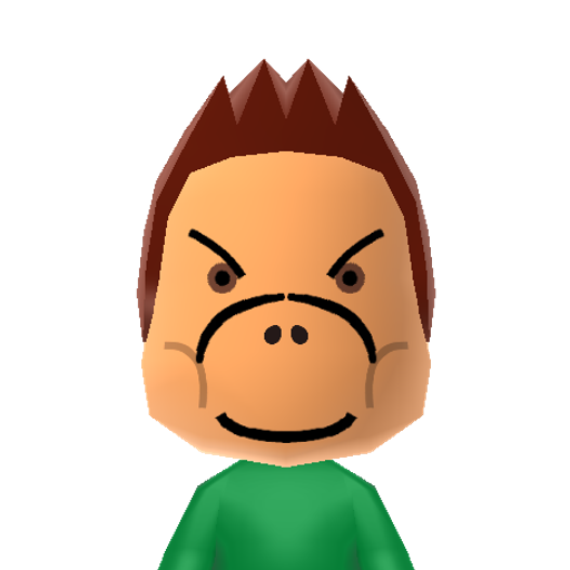Bowser Jr Mii character preview