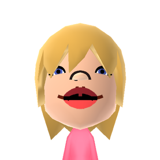 Meg Ryan Mii character: Sweetheart actress best known for her roles in romantic comedies. Memorable performances include "When Harry Met Sally", "The Doors", "Sleepless in Seattle", and "You've Got Mail".