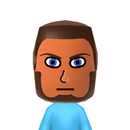Steve(Mii) Mii character: Reliable survivor from Minecraft.