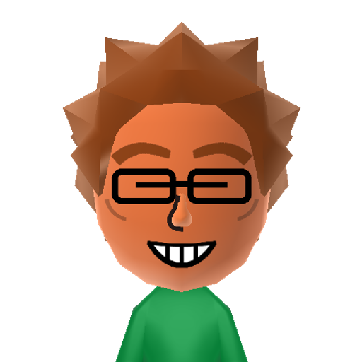 Sebatian Mii character preview