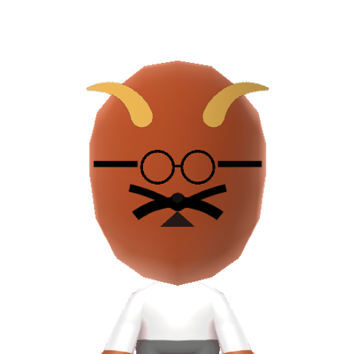 Catbert Mii character: Evil Human Resources Director at Dilbert's company from the comic strip "Dilbert".