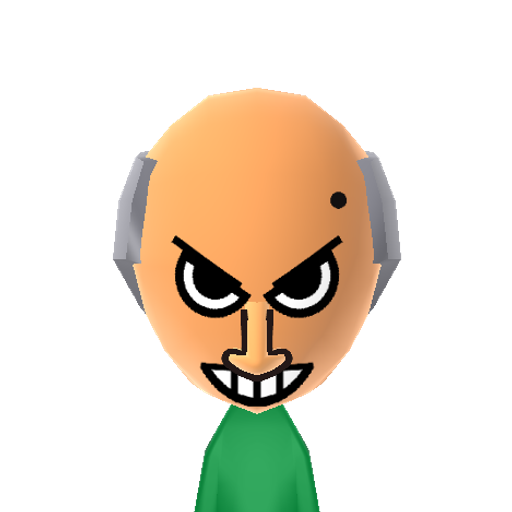 Mr. Burns Mii character preview