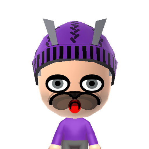 Babybonnie Mii character: The baby version of Bonnie the Bunny from the game "Five Nights at Freddy's".