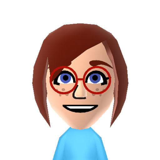 Claire Mii character: A supporting character of the webcomic "Questionable Content".