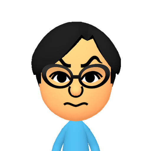 no name Mii character: This Mii is from the Switch SDK as a SampleDB Mii.