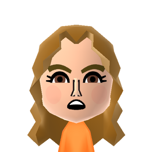 Hermione Mii character: Talented aspiring wizard and best friend of Harry Potter and Ron Weasley. Played by Emma Watson.