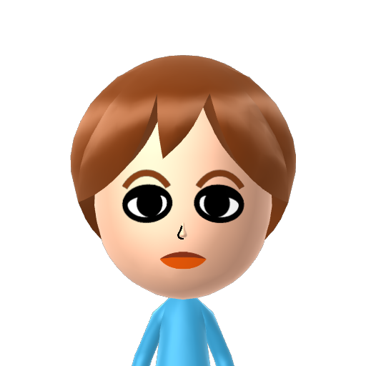 サトコ Mii character: This is a Club Look-See Mii from My Pokémon Ranch, released in 2008