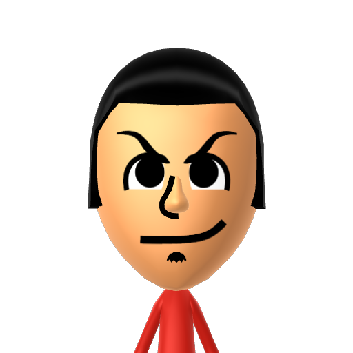 ? Mii character: A Mii uploaded to Check Mii Out Channel (WiiLInk)