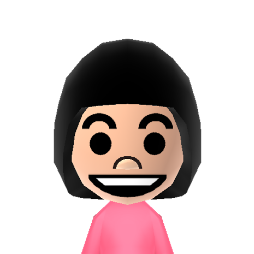 Chie Mii character: A Mii from Popsicle-Kun
