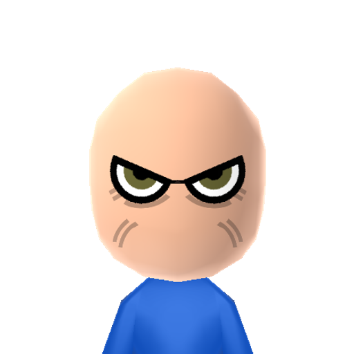 Air Man Mii character: DWN-010 from Mega Man 2. Even without a mouth, he can still manage to blow you away. YOU CAN'T BEAT HIM!