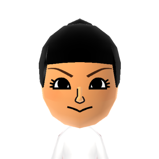 062 Mii character: this Mii can be seen at the start of AKB48+Me