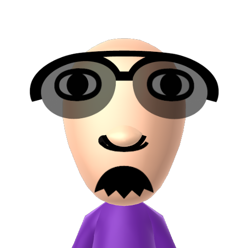 ããëáãâæãç™ Mii character: A Mii from my childhood Wii.