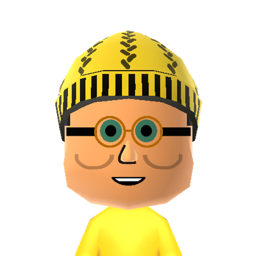 Saffron Mii character: The smallest member of the Gatekeeper Trio from "Rhythm Heaven Megamix". Despite wanting to mean business like his fellow members, he tends to ruin the moment, much to the group's chagrin.