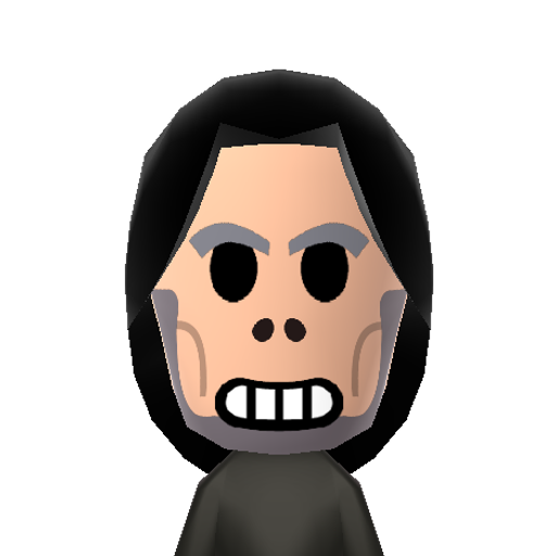 Gregg Mii character: Gregg the Grim Reaper from Conker's Bad Fur Day. (Source: https://www.deviantart.com/supercaptainn/art/Nintendo-Mii-Gregg-the-Grim-Reaper-729736423)