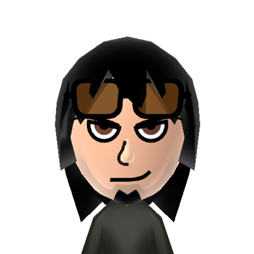 Gamer Mii character: A Mii from Wii Sports Anarchy, a mod for Wii Sports