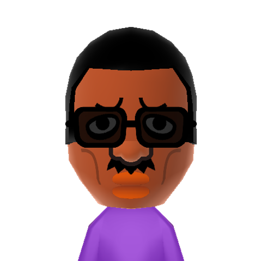 Hiroshi Mii character: Auto player from Wii Party and Wii Sports. An alternate version