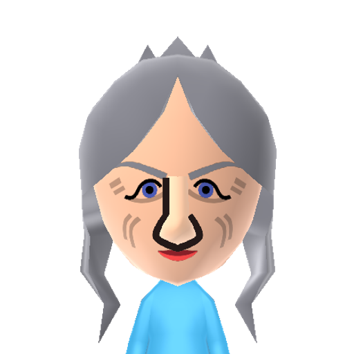 Valerie Mii character: The wife of Miracle Max from "The Princess Bride", played by Carol Kane.