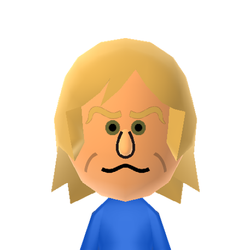 ダン Mii character: A random Mii I made for testing