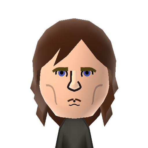 J.Morrison Mii character: Charismatic frontman and singer of The Doors.