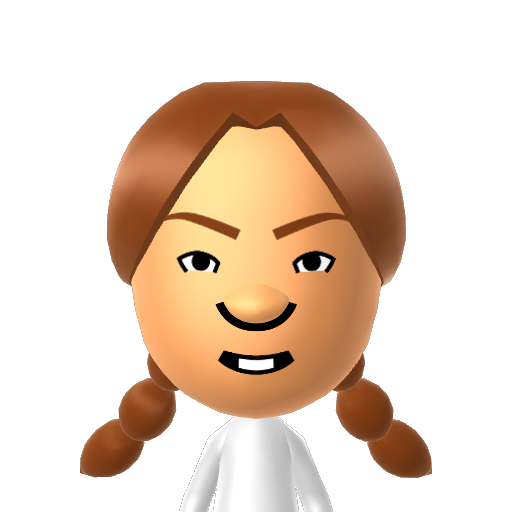 フランシスカー Mii character: A Mii from RRE's Crazy Wii Sports + Wii Sports Resort