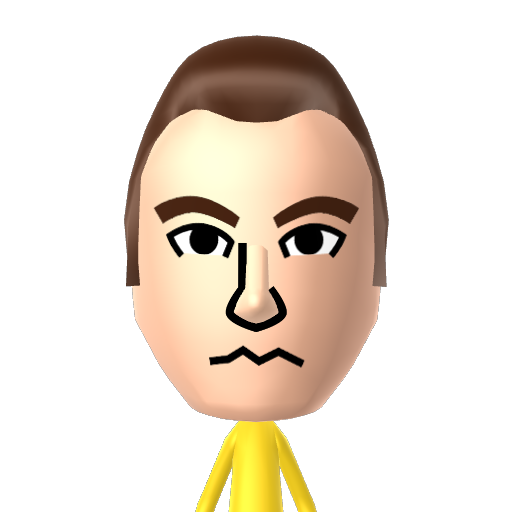 DancerM Mii character: A Mii from Hasbro Family Game Night 3