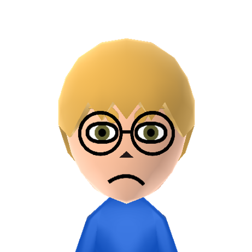 Mii716 Mii character: A Mii found in unused WaraWara files