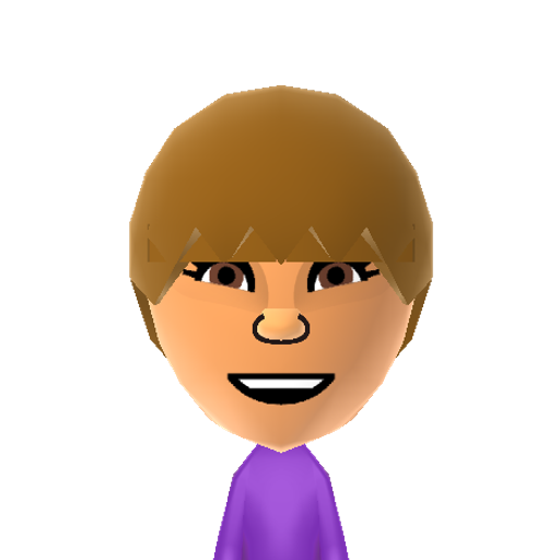 Justin B. Mii character: Canadian pop singer and teen idol.