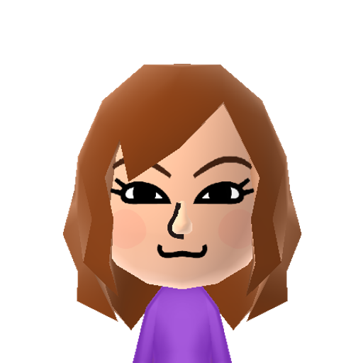 Lilac Mii character preview