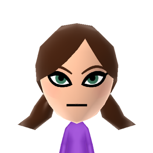 Lili  Mii character: From the game "Psychonauts". An accomplished and talented psycadet, Lili Zanotto has already earned all of her badges by the time Raz arrives. She has a thing for goggles, although she won't admit it.