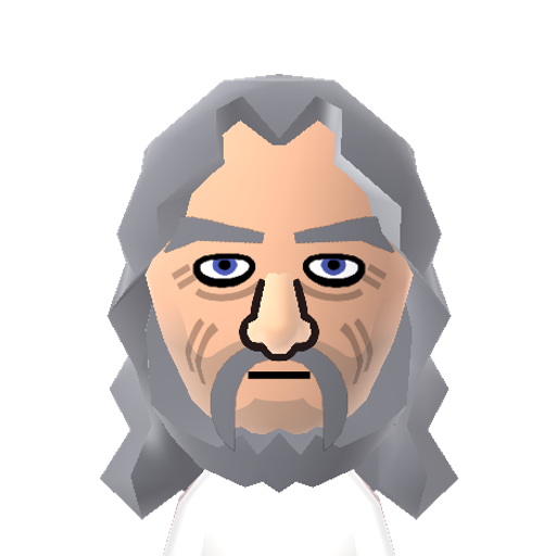 Gandalf Mii character preview