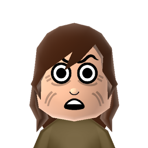 Crabtree Mii character: Angry bus driver in South Park also known as Ms. Crabtree.