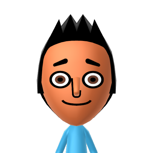 Mike Mii character: from Total Drama Miis QR Codes [@michellemagnuson5108]
