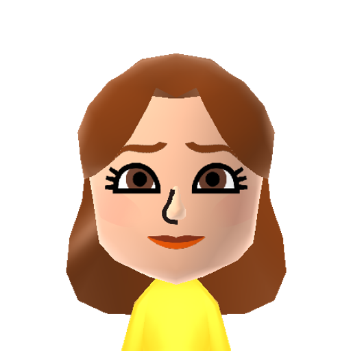 Belle Mii character preview