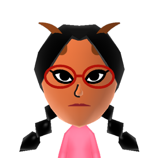 Meenah Mii character: From the webcomic "Homestuck".