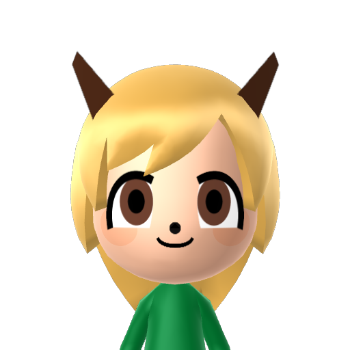 Leafeon Mii character: These are extracted and derived from the Mii Central Miis from the 3DS Miitopia.