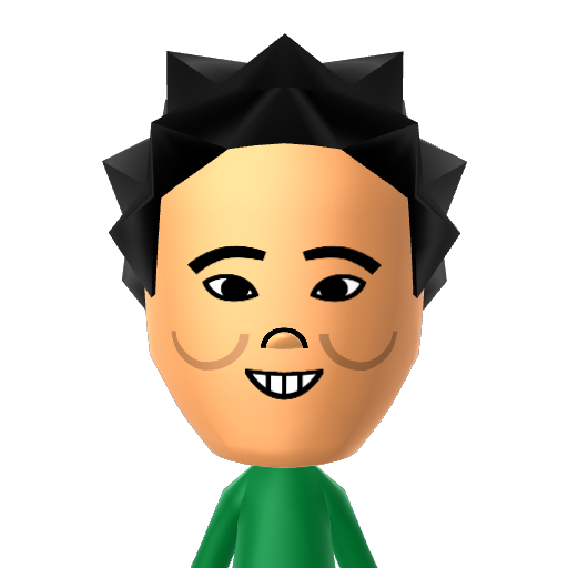 ガレッジセールかわた Mii character: A Mii from Yoshimoto Comedians