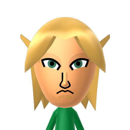 ? Mii character: A Mii uploaded to Check Mii Out Channel (WiiLInk)