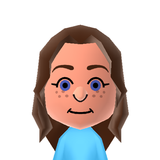 Daisy Mii character: A Mii from Press Sports, a mod for Wii Sports.
