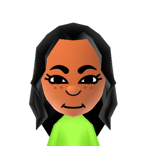 Sasha Mii character preview