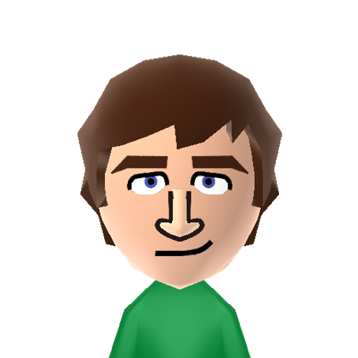 Chandler Mii character: Character from the TV show "Friends", played by Matthew Perry.