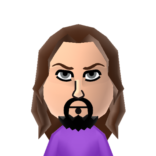 D. Darrell Mii character: Heavy metal guitarist for Pantera and Damageplan. Also known as "Diamond Darrell".