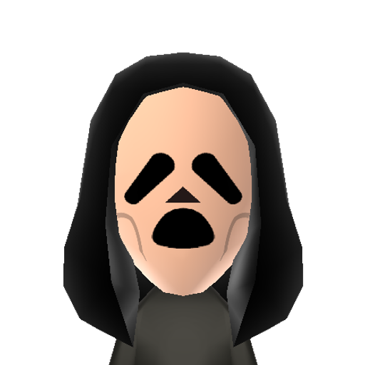 Scream Mii character preview