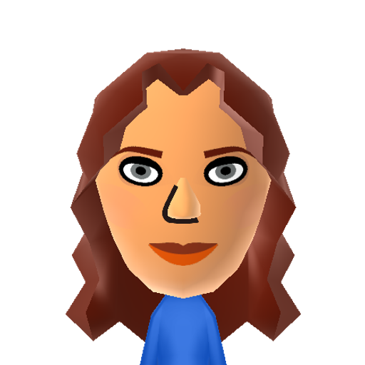 Siggy Mii character: the former Earl's wife from the series "Vikings", played by Jessalyn Gilsig.