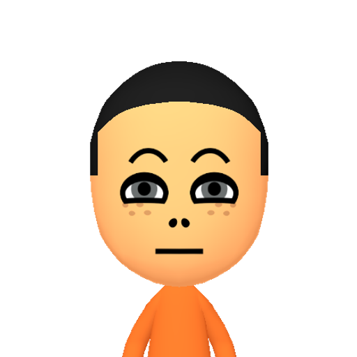 no name Mii character: This Mii is from the Switch SDK as a SampleDB Mii.