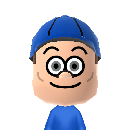 Dipper Mii character: a Mii from Tomodachi Life Mii QR Codes: Version 2