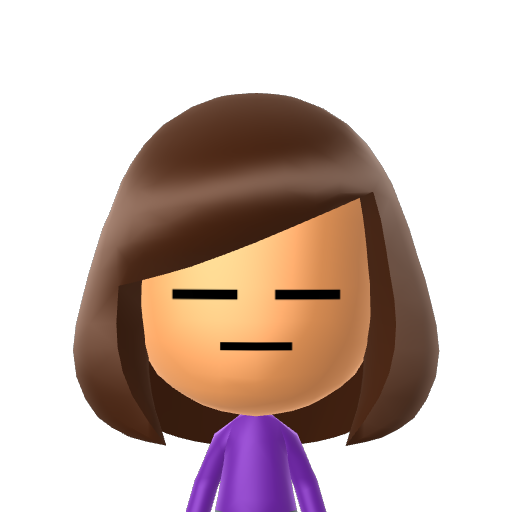 Frisk Mii character: These are extracted and derived from the Mii Central Miis from the 3DS Miitopia.