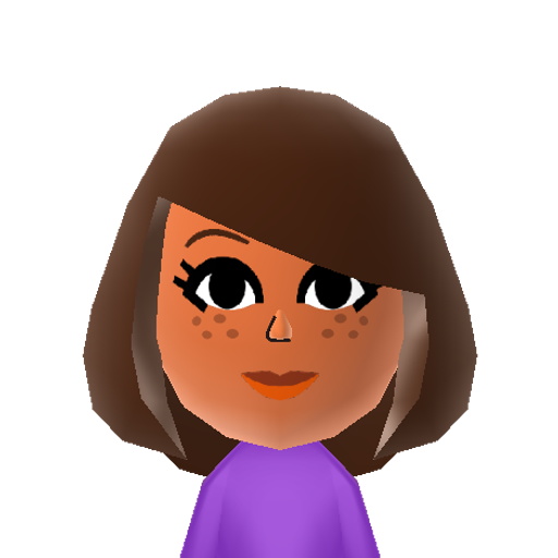 Courtney Mii character preview
